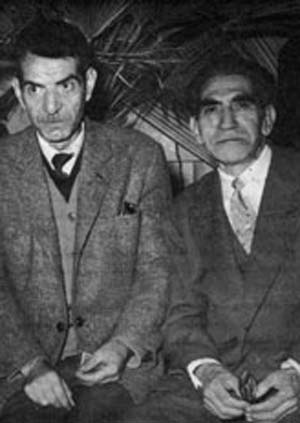علی اکبر یاسمی در کنار شهریار