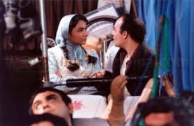 هانیه توسلی و حمید امجد در صحنه‌ای از فیلم