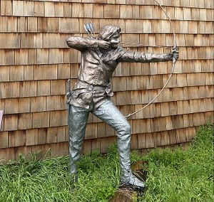 مجسمه رابین هوود- جنگل شروود.jpg